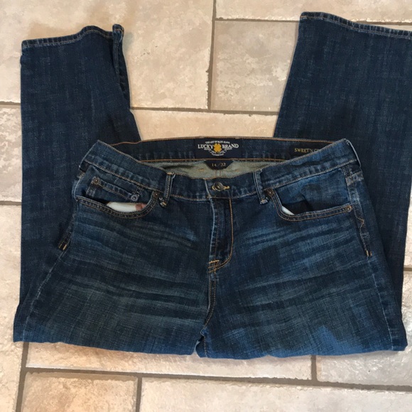 Lucky Brand Denim - Lucky Brand Sweet ‘N Crop Jeans, Size 14 Lucky Brand Denim - Lucky Brand Sweet ‘N Crop Jeans, Size 14